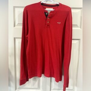Hollister Long Sleeve Henley Shirt